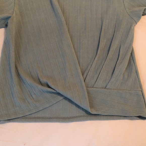 Blue ribbed top - Picture 2 of 5